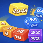 Snake 2048: Cube Merge